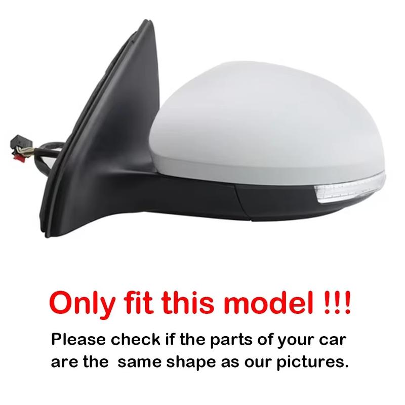 For Volkswagen Tiguan MK1 2009-2016 Without Lane Assist Rearview Mirror Cover Side Reversing Rear View Mirror Trim Caps