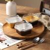 Foil Cupcake Liners Heat Resistant Aluminum Cake Cups With Lid Round Baking Cups With Lids Kitchen Wedding Birthday Party Supply