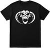 Unisex Black T-Shirt with Skull Demon Design – Horror Gothic Graphic Tee for Men