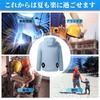 Workwear Full Set Workwear Long Sleeve Sun Protection Suit 9 Fan Blades High Airflow 10000mAh Compact Workwear Fan Cooling Vest USB Powered Quick