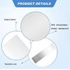2pcs Door Kicking Plates Durable Metal Plate with Screws Prevent Door from Kicking