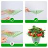 20pcs Green Strawberry & Watermelon Support Frames 3-Leg Fixed PVC Plant Racks Open Grid Drainage Design for Berries Patio