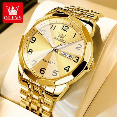 New Top Men's Watches Fashion Roman Digital Double Symnaries Waterproof Men's Watch