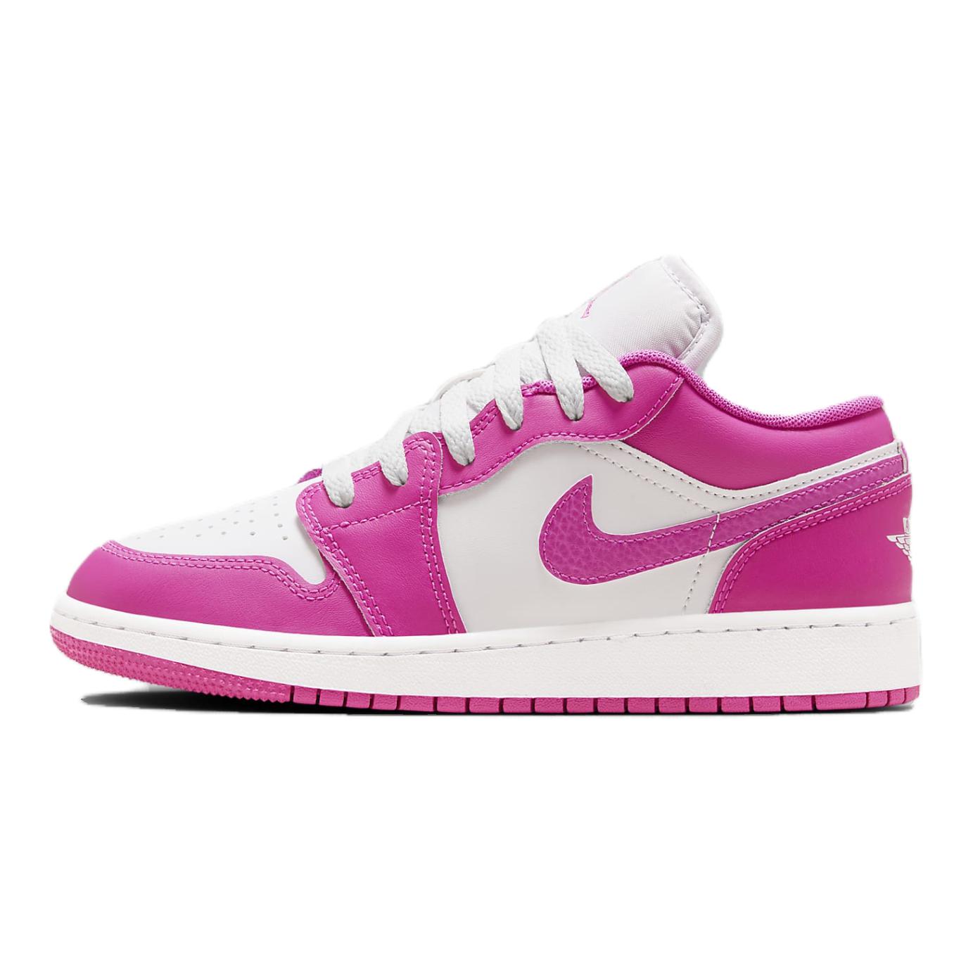 

Jordan Air Jordan 1 Synthetic Leather Slip Resistant Cushioning Abrasion Resistant Low top Children s Basketball Shoes FV8486-600 35.5