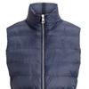 Polo Ralph Lauren Solid Color Zip Neck Sleeveless Vest Women vests Navy-Blue WMPOOTWNN220073-410