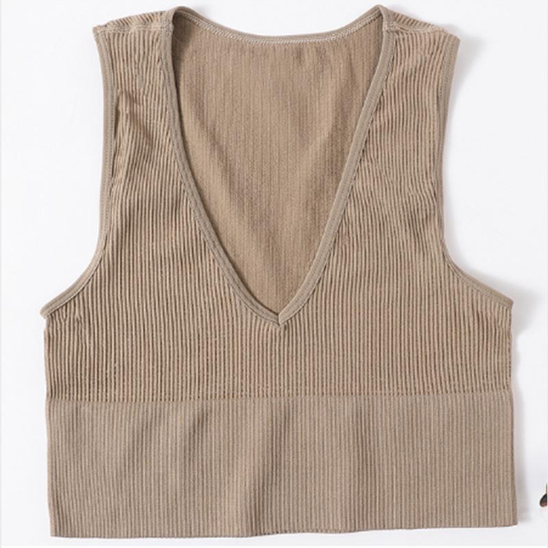Women Clothing Sexy V-Neck Tank Summer Spaghetti Strap S