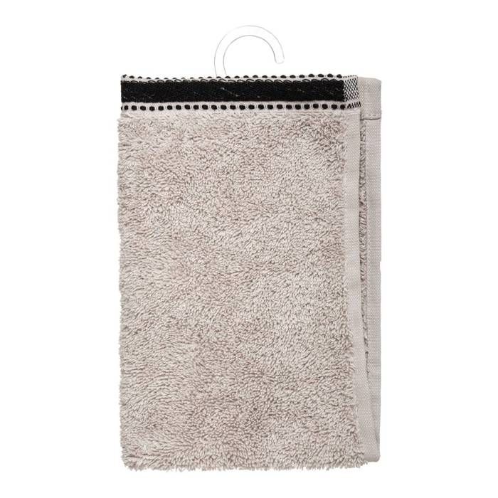 Serviette invité "Joia" coton beige 30x50cm - Atmosphera createur d'interieur