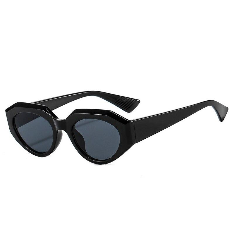 SHAUNA Retro Kleine Ovale Sonnenbrille Frauen Ins Beliebte Cat Eye Trendy Männer Sonnenbrille UV400