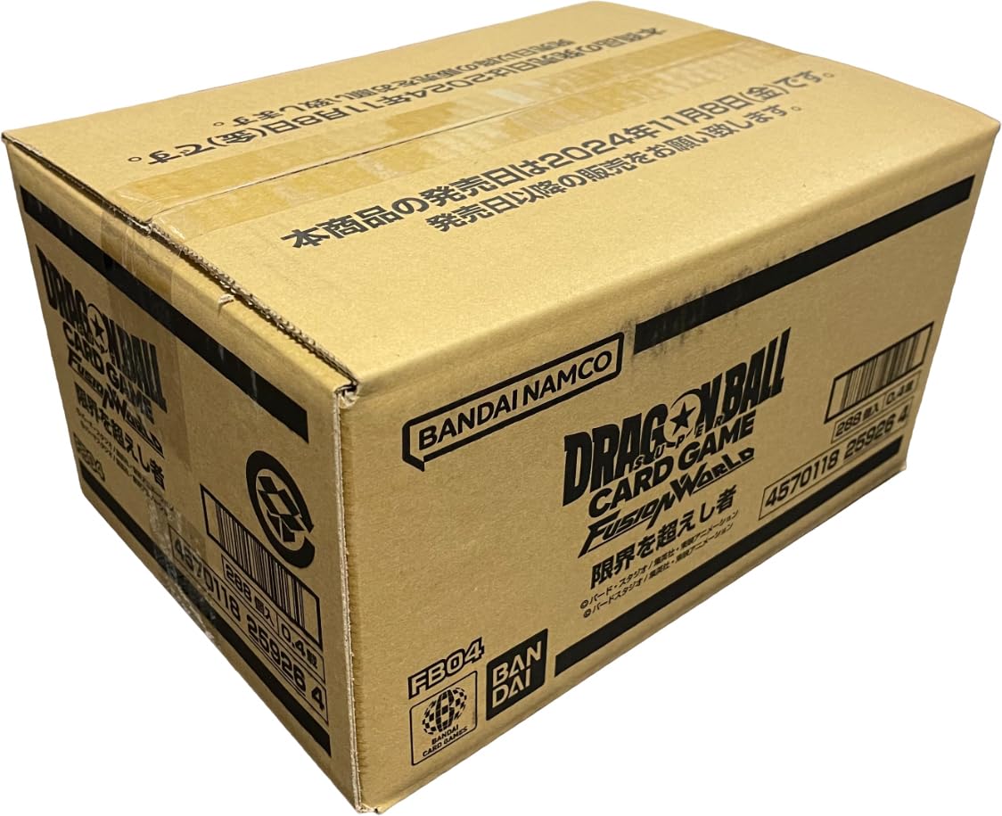 

Dragon Ball Super Card Game Fusion World Booster Pack The One Beyond the Limits FB04 12BOX the day before release [Unopened carton] [Ships date]