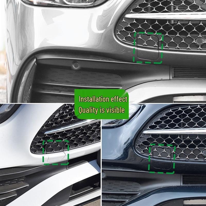 Mercedes-Benz C-Class W206 Front Bumper Star Pattern Tow Hook Cover 2068850402