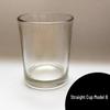 DIY Transparent Glass Candle Holder - Square & Round Windproof Cups for Homemade Scented Candles