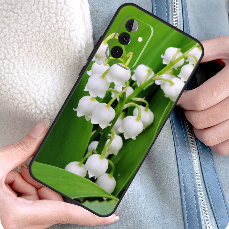 

Lily of the Valley Flower Phone Case For Samsung Galaxy A52 A32 A12 A14 A34 A54 A51 A71 A53 A33 A13 A15 A25 A35 A55 Samsung A55