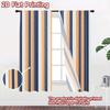2D flat Photography Backdrop Popular Background Banner Blue and Orange Stripes 100% Polyester Family Party Use for Suitable