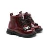 Sweet and comfortable sheepskin leather Martin boots for girls, boys, and toddlers