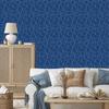 Wallpaper Geometric pattern, top blue, bottom blue 50x1000