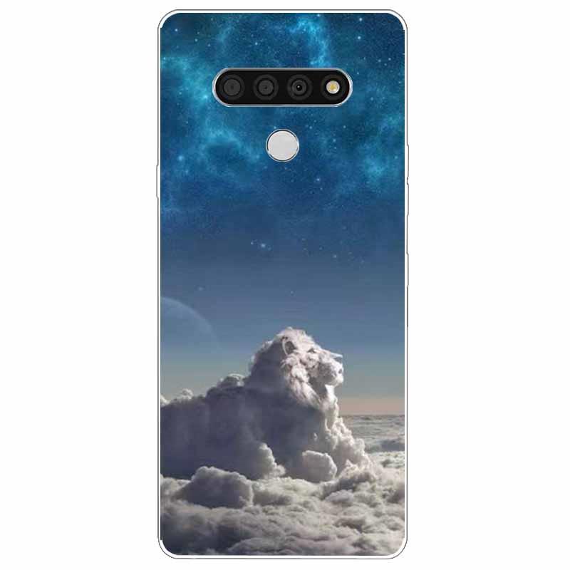 Soft Print Cover For LG K51 K61 V50 V60 Thinq Case Cute Cat Silicone Coque for LG K61 V50 Thinq Cases K 61 Shockproof Shell Bag