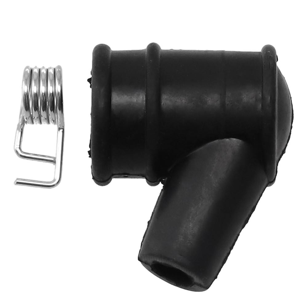 Rubber-Topped Plastic Cap Cover for 5mm HT For Spark Wire Terminal 2x2x1cm