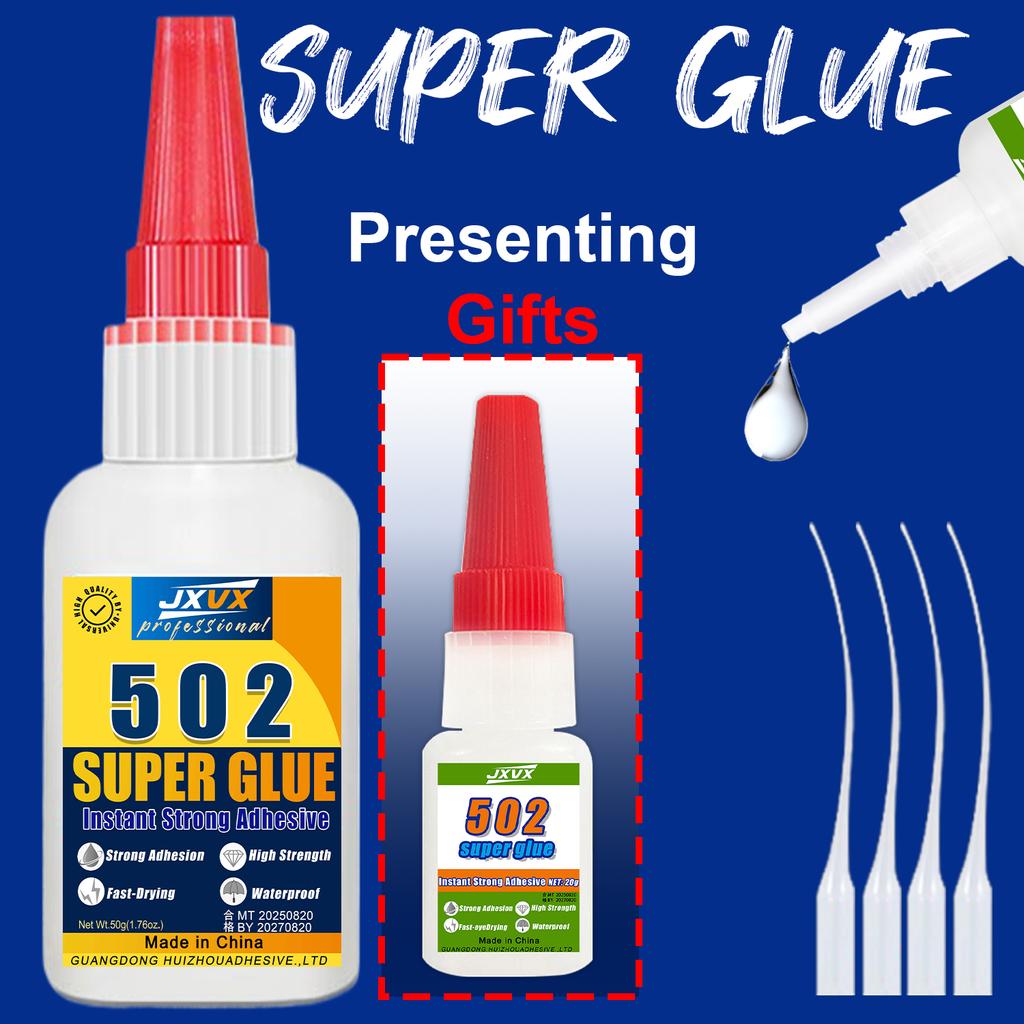 502 Super Glue – Aquarium Sealant: Buy One, Get One Free. Instant Adhesive, All-purpose Glue, Super Glue. For Metal, Plastic, Glass, Wood and Stone.