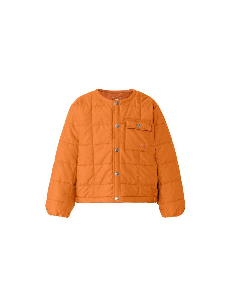 The North Face T Meadow Warm Yam Size 120 Jacket, Orange,