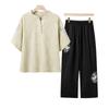 YUZHAOLIN Women's Embroidered Summer Two-Piece Set