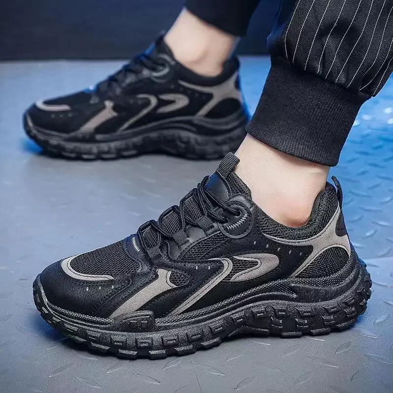 Fashion Men's Shoes High Quality Comfortable Platform Men Running Sports Shoes Mesh Breathable Casual Shoes Zapatillas De Hombre