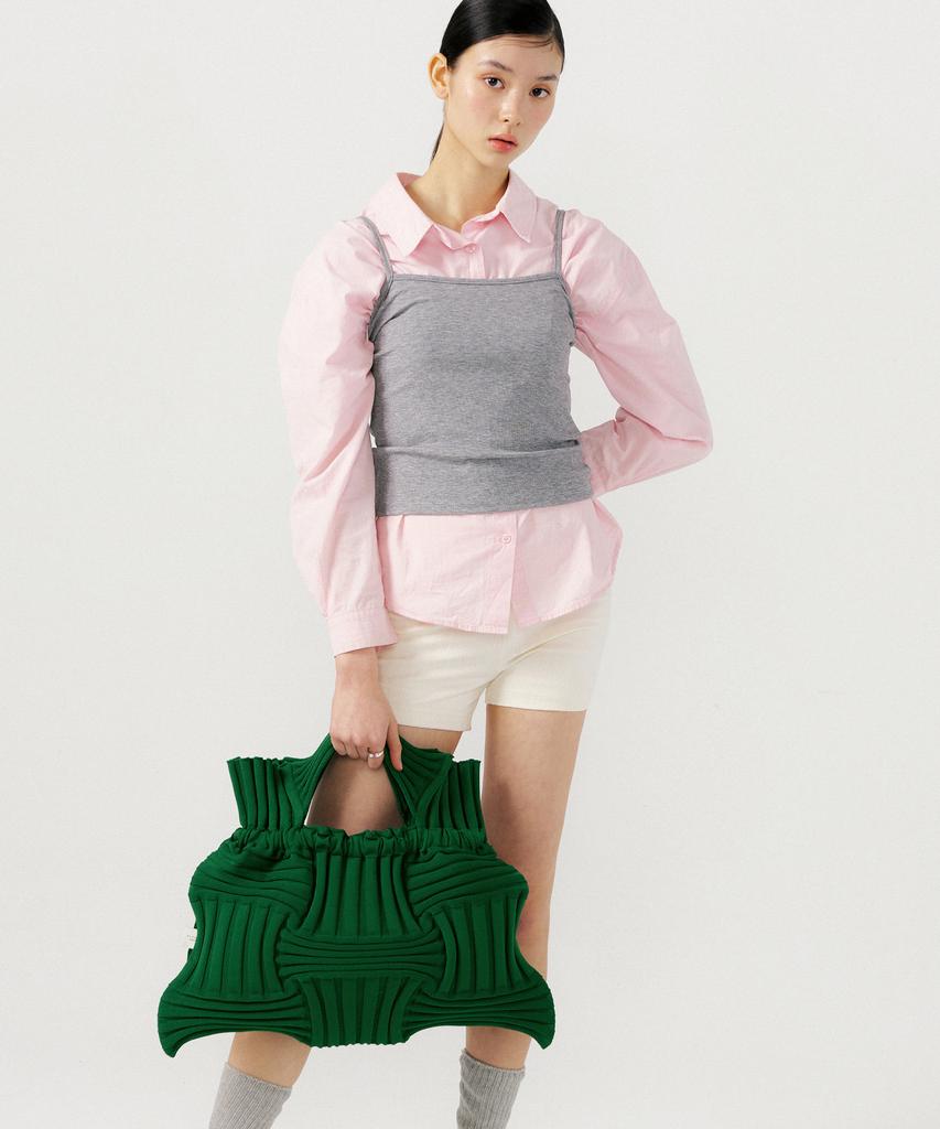 Pleatsmama Big Bow Bag Green