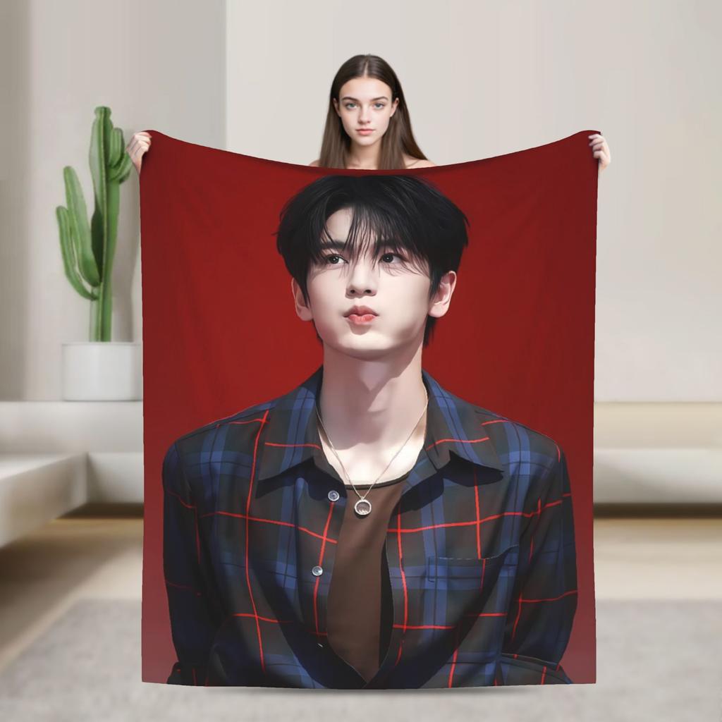 Zhang Linghe Flannel Blanket Warm Soft Throw Blanket for Couch Bed Picnic Fashion Bedspread Sofa Bed Cover
