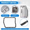 UXCELL A540 A540E Automatic Transmission Filter Kit CVT Oil Cooler Filter Oil Pan Gasket Kit Fit for Toyota Camry 1994-2003