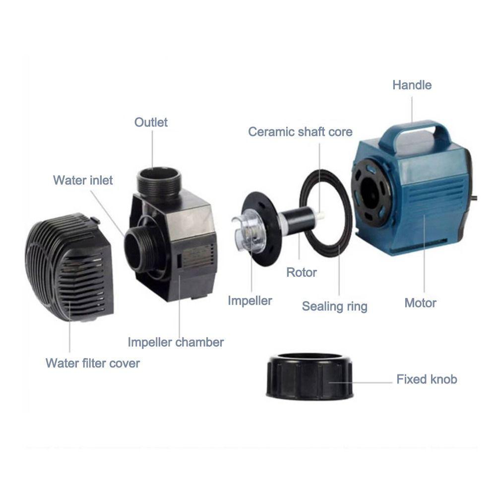 Amphibious Submersible Pump Universal Circulation Filter Pump Fish Tank Pump Hydroponics System