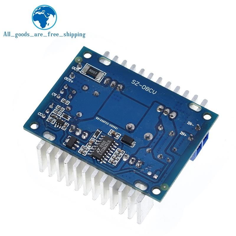 TZT DC 5-30V To 1.25-30V 8A Automatic Step UP/Down Converter Boost/Buck Voltage Regulator Module Charger Power Converter DIY KIT