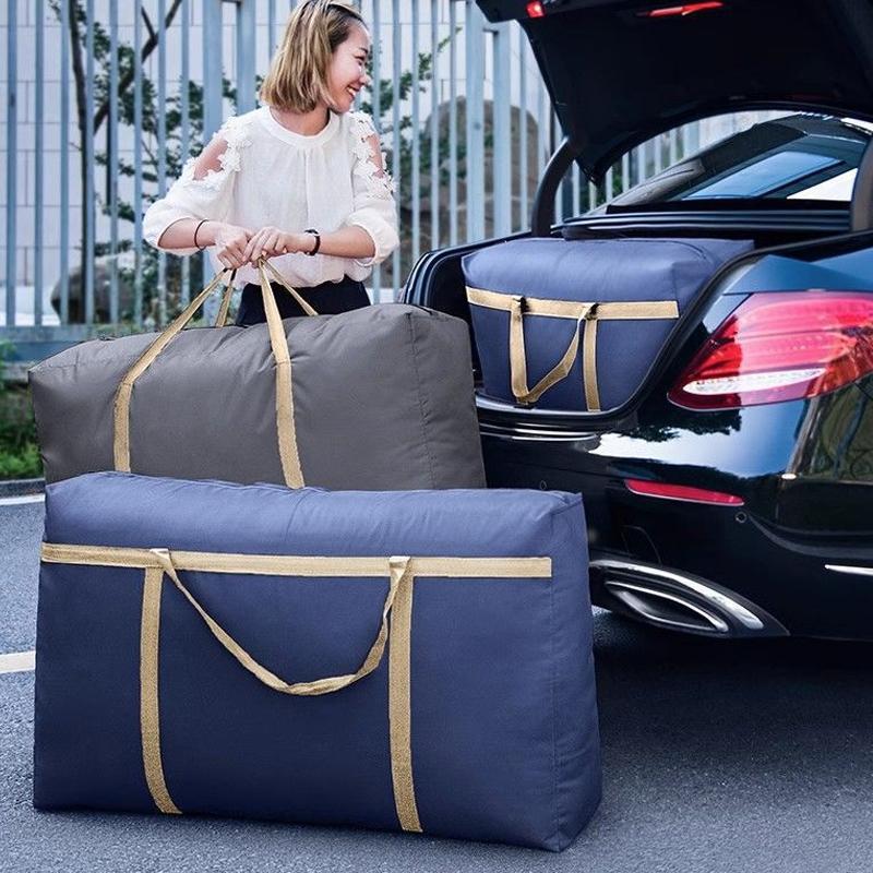 Extra Large Waterproof Moving Luggage Bags Laundry Shopping Bag Foldable Luggage Travel Bag Large Capacity Quilt Organizer