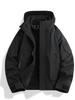 Skijacke Set: Schwarz-Gold-Fleece Warme Innenlage mit 75D Doppelwarp-Schuss, Drei-in-Eins-Design für Paare