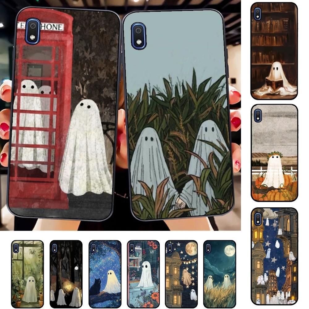 Little Ghost Phone Case For Samsung A 10 11 12 13 20 21 22 30 31 32 40 51 52 53 70 71 72 73 91 13 Shell