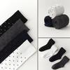 Frühlings Damen Polka Dot Kniehohe Socken Modische Hochwertige Gekämmte Baumwollstrümpfe Geeignet für Damenbekleidung Mit Geschenk