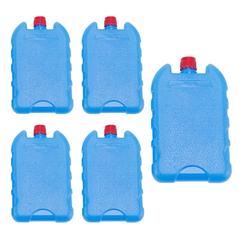 

5Pcs Freezer Block Long Timing Reused Family Ice Pack Ice Block Pack for Cool Box, Coolers Bag to Keep Drink Food Cool