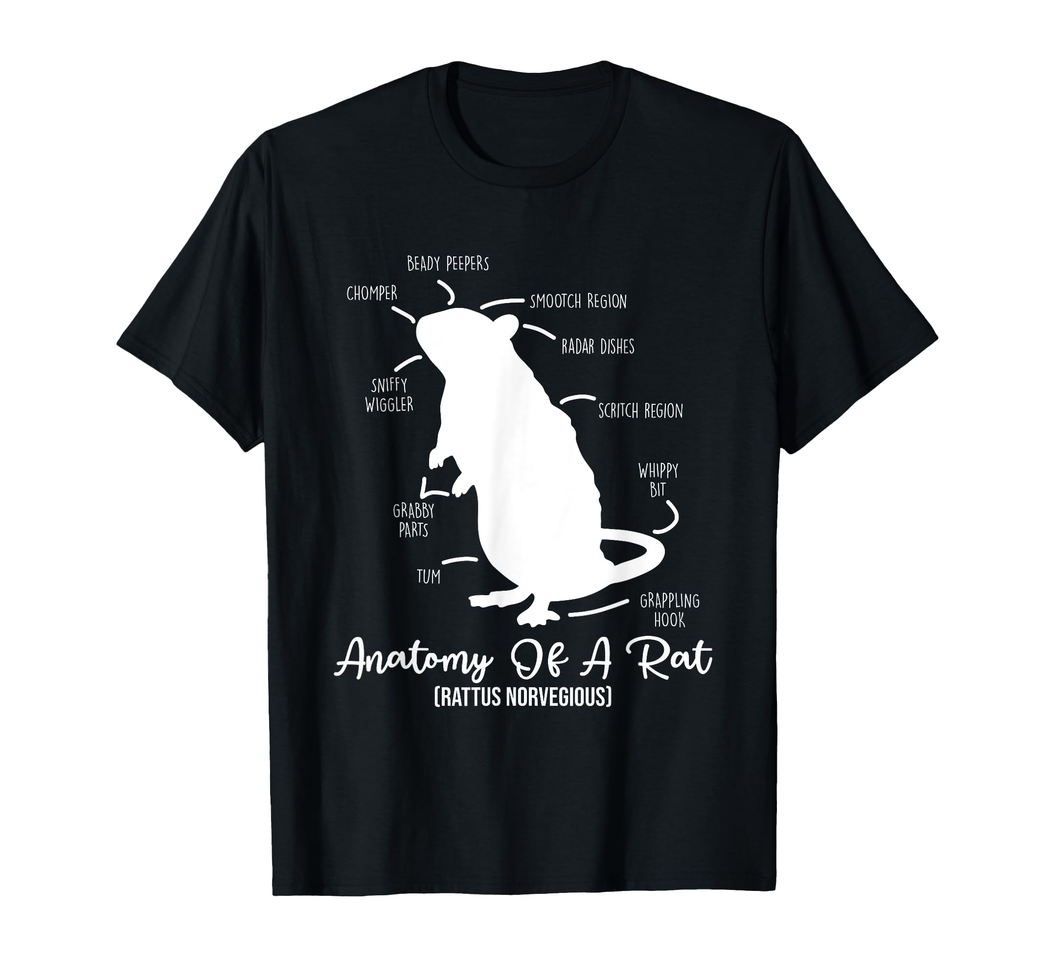 

Mouse Anatomy T-Shirt for Mouse Lovers and Pet Mouse Owners
