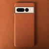Premium Koeienhuid Leer Telefoonhoesje voor Google Pixel 8 Pro 9 Pro XL 8A 7 7A 6 6A 5A Luxe Litchi Design Harde PC Achterkant