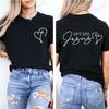 Design Love Like Jesus Printed Summer TShirts Tops Christian Faith Design Unisexs Graphic TShirt Short Sleeve Unisexs Clothing