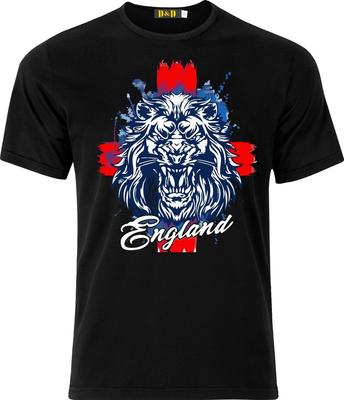 England Lion with St Georges Cross  D.T.F Full Colour  T Shirt