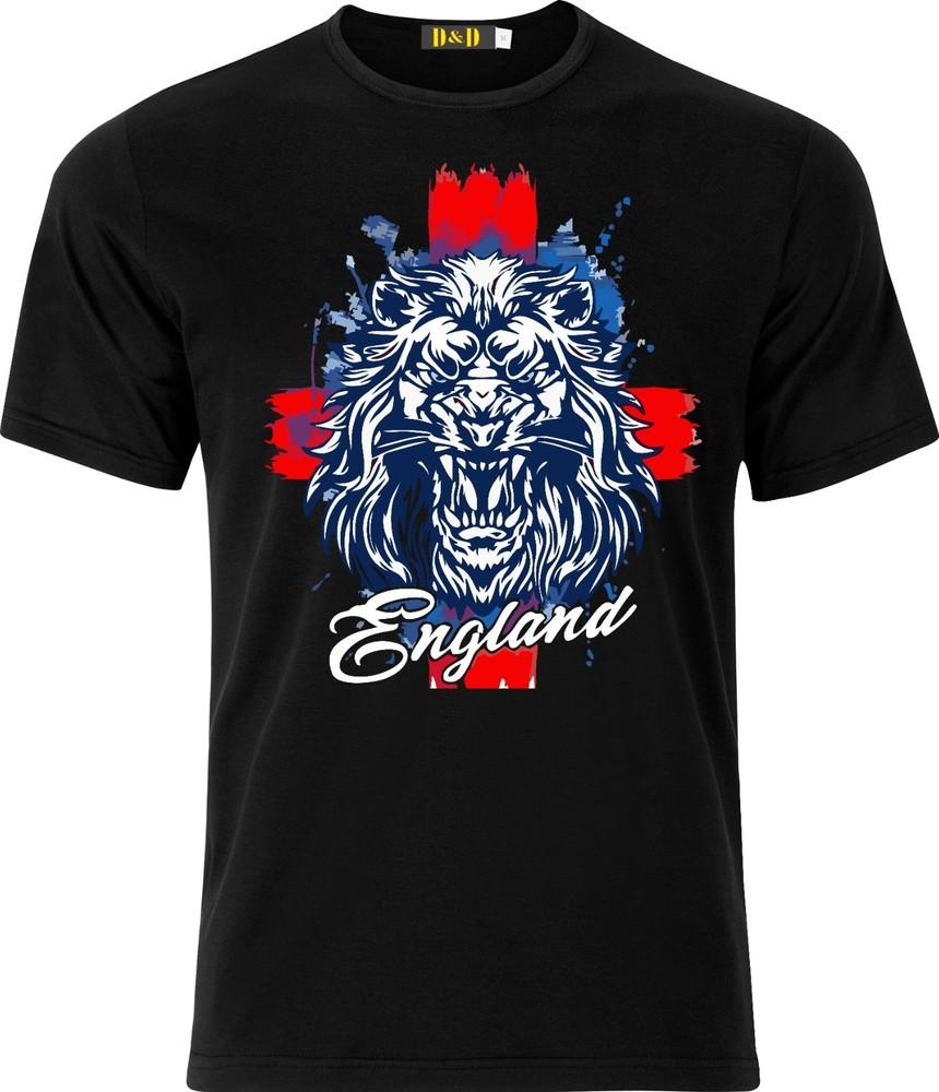 

England Lion with St Georges Cross D.T.F Full Colour T shirt XL