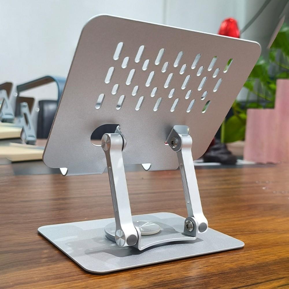 Heat Dissipation Tablet Holder 360° Rotation Tablet Phone Metal Bracket  Notebook