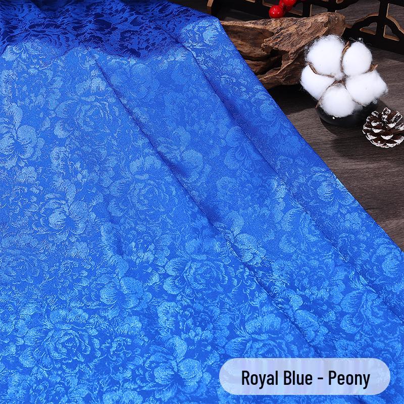 Antique Silk Jacquard Fabric for Chinese Hanfu and Tang Suit Costumes