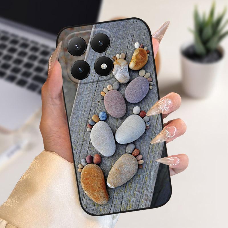 Pro Xiaomi 15T Pouzdro Stylová Malba Nárazuvzdorný Zadní Kryt Pro Xiaomi 15 T Kryt Telefonu Měkký TPU Silikonový Ochranný Kryt Proti Pádu