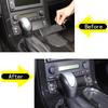 For Corvette C6 2005-2013 Soft Carbon Fiber Seat Heating Button Cover Trim