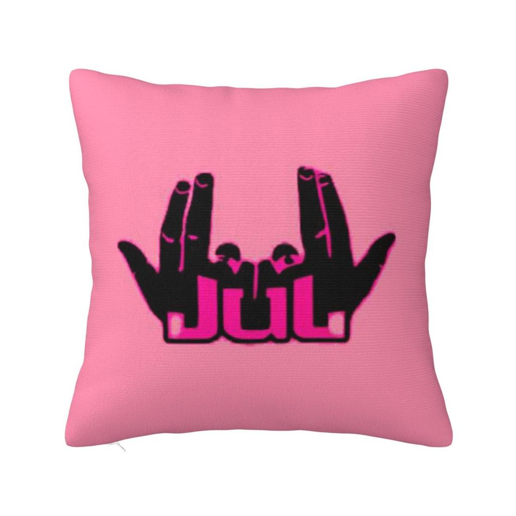 Rapper JUL Square Pillowcase Cushion Cover Pillow Case Throw Pillow Cover for Home Sofa Living Room