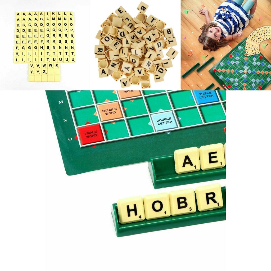 Classic Scrabble Board Game Educational Toy For Kids And Adults