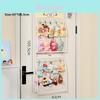 Cartoon Hanging Storage Bag With Felt Material For Bedroom Organizing And Doll Display