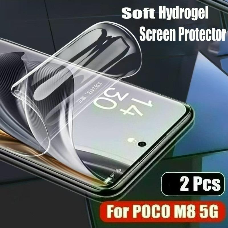

2 шт. POCO M8 5G М який гідрогелевий захисний екран для Xiaomi POCO M8 Pro X7 5G Повне покриття HD Плівка For POCO X7 5G