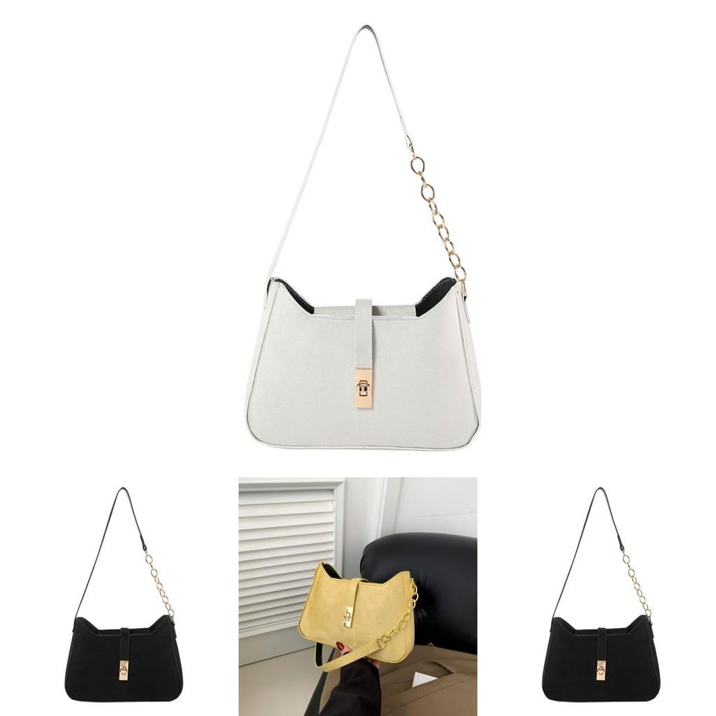 Contemporary Women's Small Square Shoulder Bag Featuring Distinctive Material And Chain