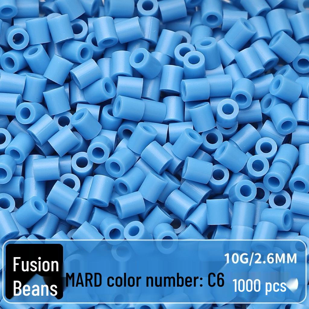 Confezione di Ricarica Perline Termofusibili da 264 Colori - 1000 Perline, 2,6 MM, Materiali per Puzzle 3D Fai da Te